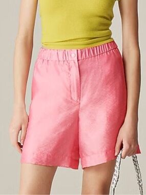 J Crew Summerweight Nylon Shorts Size 0 with Removable Lining
